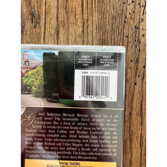 Dynasty Season 2 DVD New Sealed Joan Collins & Heather Locklear Drama TV Series - Picture 2 of 4